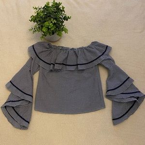 2/$19 Off Shoulder Bell Sleeve Top